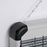 thumbnail of Outsunny Elettroinsetticida da Esterno e Interno con Lampada Antizanzare UV per 60m², Zanzariera Elettrica 30W, Nero e argento