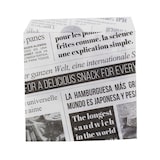 thumbnail of MONOUSO - Papieren voedsel zak Vetvrij Opened 2L "News" 15x16cm (250 stuks)
