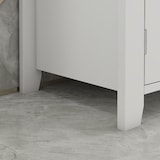 thumbnail of kleankin mueble para debajo del lavabo armario lavabo con pie armario bajo con 2 puertas y estante ajustable estilo moderno 60x30x60 cm blanco
