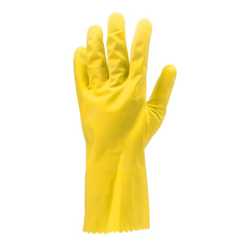 Coverguard - Gants de protection chimique jaune en latex naturel EURODIP 5030 (Pack de 100) http://carbonn.fr/img/co/16.jpg Taille 10