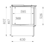 thumbnail of Gekoelde saladette met 2 deuren