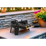 thumbnail of Rechaud à gaz 9,8 KW Fonte véritable 4 pieds 2 bruleurs + Tuyau gaz flexible 1.50m + Détendeur Propane TRIGLAV