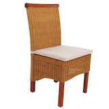 thumbnail of Set di 2 sedie da sala da pranzo Sedia in vimini M42, rattan ~ con cuscino di seduta