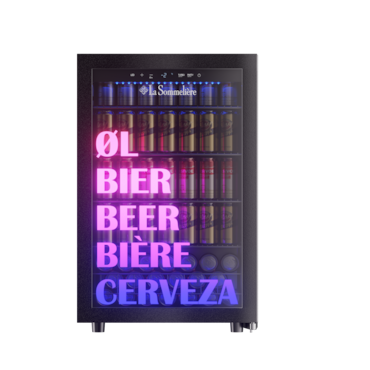 BEER150- Nevera para cerveza retro iluminada