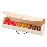 thumbnail of Garcia de Pou 50 Unités - Boîtes Cylindriques Pour 7/9 Macarons Ø 6X22,5 Cm Naturel Bois