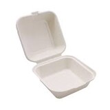 thumbnail of Kaliptis Boîte hamburger pulpe - vendu par 600 U - 14,8 x 15,5 x 8 cm -