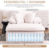 thumbnail of Ergonomischer Sessel 177x122x92 cm aus Cordstoff in Weiß – Komfortables Entspannen, modernes Design, keine Montage erforderlich