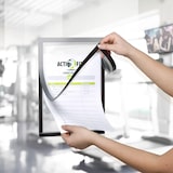 thumbnail of DURABLE Cadre d'affichage mural DURAFRAME NOTE format A4, adhésif repositionnable, coloris argent