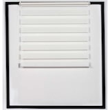 thumbnail of Cortina doble enrollable con fijación de soportes ajustables sin taladrar Gris/105x150 cm