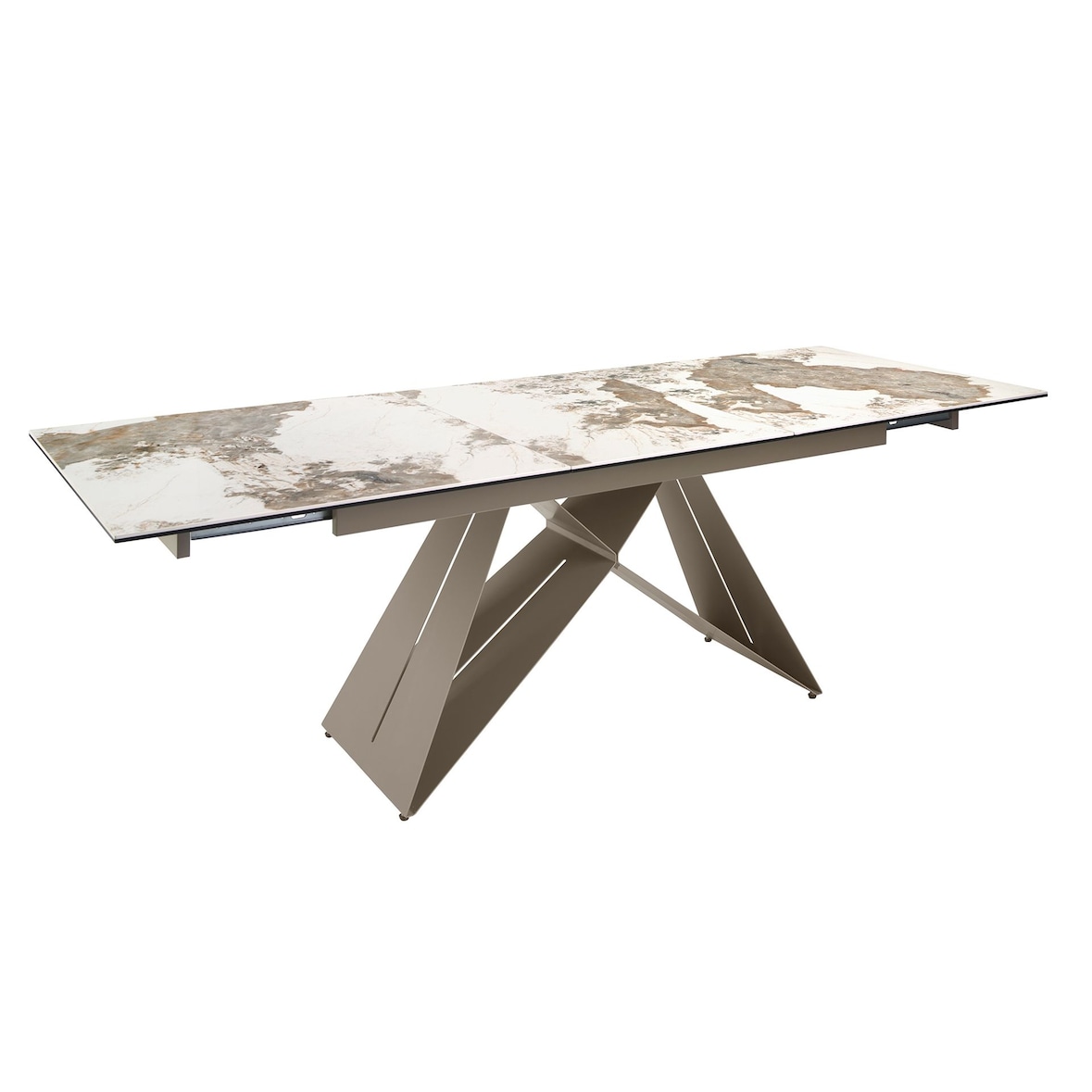 Angel Cerdá Mesa comedor extensible rectangular mármol porcelánico 1114C 180/240 x 90 x 76