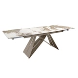 thumbnail of Angel Cerdá Mesa comedor extensible rectangular mármol porcelánico 1114C 180/240 x 90 x 76
