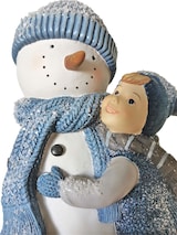 thumbnail of Tarrington House Schneemann mit Kind, Polyresin, 20 x 10 x 21 cm, mit Schneeflockenmustern
