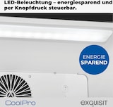 thumbnail of Exquisit Glastürkühlschrank, 200l Getränkekühlschrank mit LED, Umluft, 3 verstellbare Ablagen, CoolPro, GKS5180-GT-431D schwarz