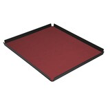 thumbnail of Stil Casa, set 6 vassoi per camera hotel, interno in poliuretano accoppiato, 29x35 cm, colore bordeaux.