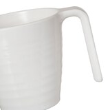 thumbnail of Melamin Geschirr-Set 4 Personen Crema Design 16 Teilig + Milano Gläser Rot Weingläser Tafelgeschirr Picknick BBQ Kochgeschirr