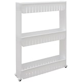 thumbnail of Nischenregal 12,5cm schmal Nischenwagen Rollregal klein Küchen-Regal Standregal