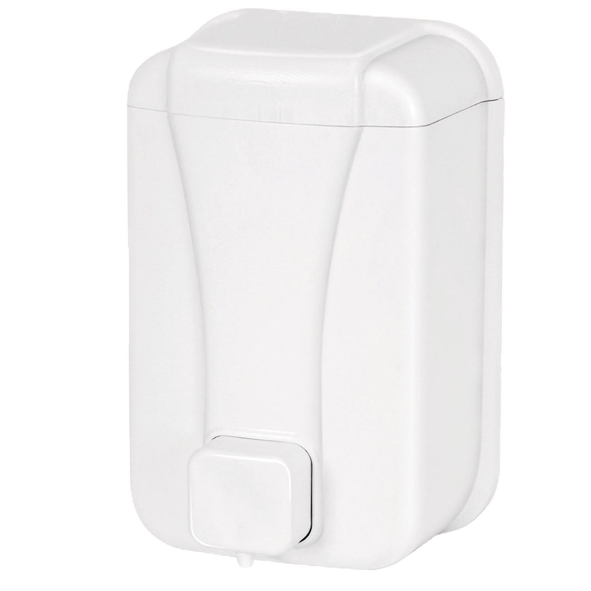 CleanSV® Seifenspender Desinfektionsspender Cleany 500 ml weiss, aus Kunststoff für flüssig Seife und Desinfektion