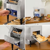 thumbnail of vertes Durchlauftoaster 1340W, Edelstahl, 7 Stufen, 2 Modi, Zugabefach, 2 Ausgabefächer, Krümelschublade