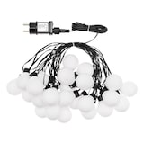 thumbnail of Guirlande guinguette électrique câble avec led Illuminées 25 globes blanc chaud Lotti