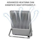 thumbnail of Lumisky TITAN 1400LM Ultra-Solar-Flutlicht Aluminium Schwarz