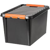 thumbnail of SmartStore Pro 45 Kunststoff Aufbewahrungsbox 50 L Schwarz, Orange 39 x 59 x 34 cm 4 Stück