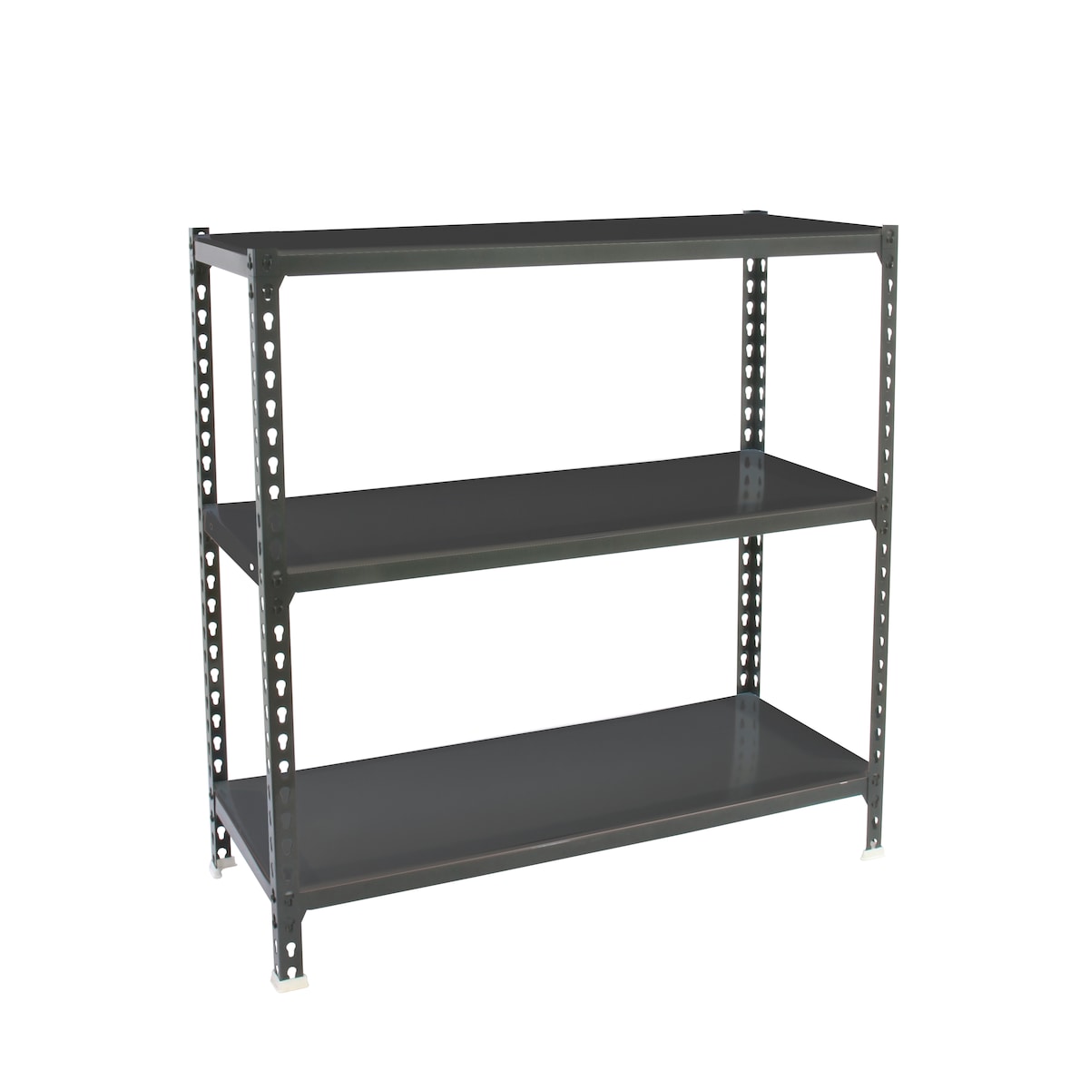 PROREGAL Schwerlastregal BABY METAL SHARK | HxBxT 90x80x40cm | Fachlast 180kg | Anthrazit | Regal Standregal Werkstattregal Lagerregal