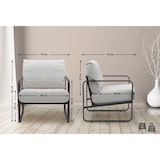 thumbnail of Espreguiçadeira Manea creme/tecido