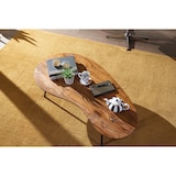 thumbnail of FineBuy Couchtisch FB50927 122x36x63cm Sheesham Nierentisch Tischbeine Metall