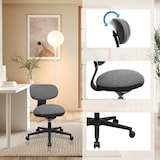 thumbnail of Silla de oficina / Silla giratoria SITMOTION B 3D articulada Active Seat Tejido gris hjh OFFICE