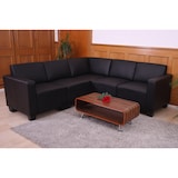 thumbnail of Modular Sofa-System Couch-Garnitur Lyon 5, Kunstleder ~ schwarz