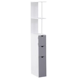 thumbnail of HOMCOM Mobile Bagno a Colonna con Ripiani Cassetti Armadietto Legno