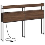 thumbnail of vidaXL Kopfteil mit Regal Braune Eiche 120 cm Holzwerkstoff