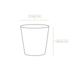 thumbnail of BIOZOYG Schnapsbecher aus Papier 40 Stück 40 ml weiß - Pappbecher Beschichtet Party Zubehör Einwegbecher Messen, Events, Verkostung