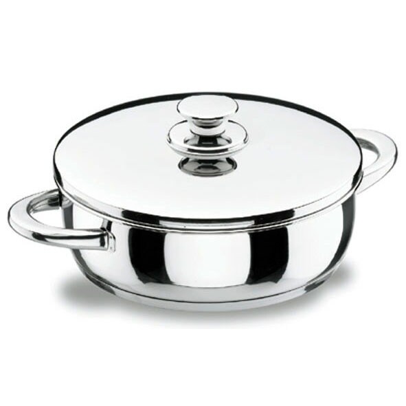 LACOR tartera con tapa VITROCOR 22 cm 2.5 L acero 18/10 apta inducción 40622