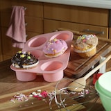 thumbnail of Muffinform für 6 Muffins Platinum Silikon rosa Backform Cupcake