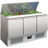 thumbnail of L2G - S903STD - saladette refrigeree inox couvercle telescopique +2/+8°c, gaz r290, 3 p. gn1/1, capacite 4gn1/1