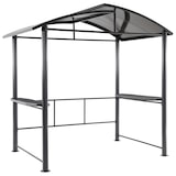 thumbnail of Tarrington House Pavilhão para churrascos com mesa de arrumação, alumínio/aço, cinzento escuro
