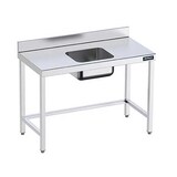 thumbnail of Mesa Mural de Acero Inox Con Cubeta Central Fondo 700 Distform