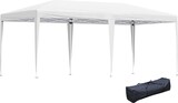thumbnail of Carpa plegable 6x3 m cenador de jardín gazebo con altura ajustable en 3 niveles bolsa de transporte marco de acero anti-UV para patio fiestas camping