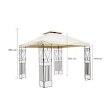 thumbnail of Bob Gardens Gazebo da Giardino 3x3 in acciaio - KALI Antracite