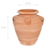 thumbnail of Biscottini Blumentöpfe 28x25x30 cm - Runder Terrakotta-Topf - Gartenpflanzgefäß für draußen - Töpfe für drinnen - Blumentopf für den Balkon