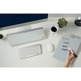 thumbnail of Nobo Lavagna / Blocco Note Portatile, con Pennarello e Cassetto Portaoggetti, Cancellabile a Secco e Senza Cornice, 458 x 154 mm - Bianco Brillante