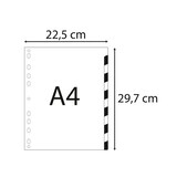 thumbnail of Exacompta - Réf. 3012E - Carton de 50 Intercalaires en polypropylène souple - 12 onglets neutres - A4 - Couleurs assorties