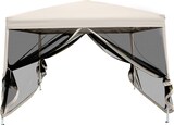 thumbnail of Carpa Plegable 3x3 para Exterior Cenador Portátil de Jardín con Mosquiteras Bolsa de Transporte Marco de Acero y Tela Oxford para Fiestas Camping
