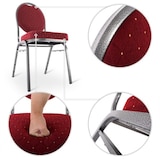 thumbnail of Stapelstuhl 20er Set - Bankettstuhl stabil bis 150 kg in Rot, Raburg David