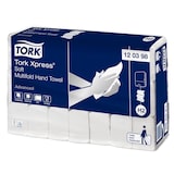 thumbnail of Tork Xpress Advanced handdoek 2-laags, systeem H2, wit, formaat 25,5x21,2 cm, pak van 21 stuks