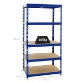 thumbnail of PROREGAL Mega Deal 3x Étagère charge lourde TIGER & 1x Etabli TIGER | 300kg par niveau | Bleu | Étagère de garage etabli de travail bricolage