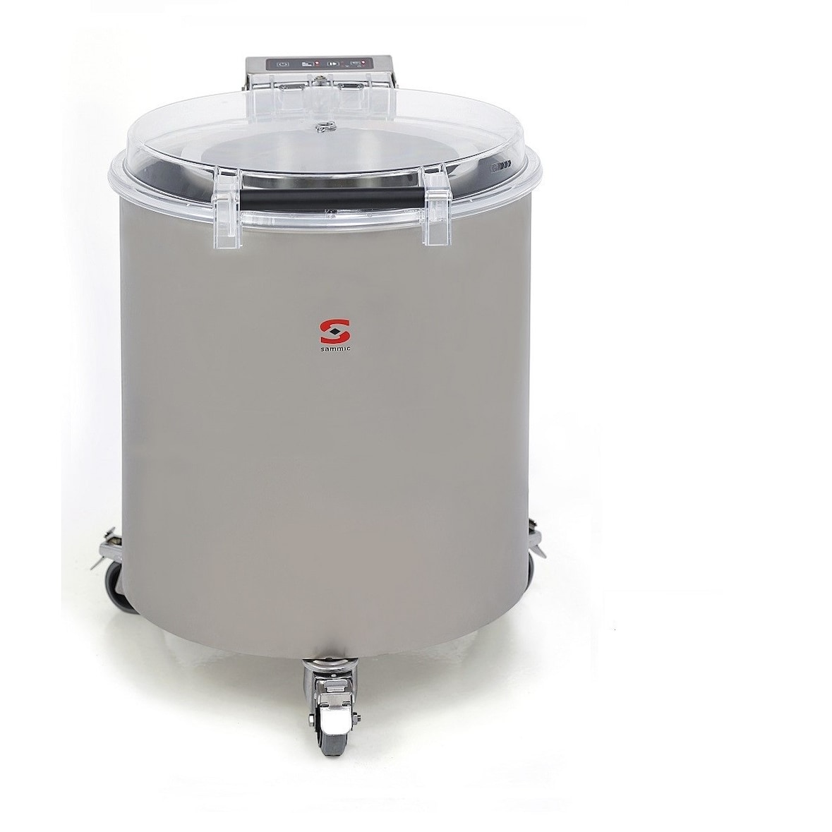 Sammic ES-100 centrifuge 6 kg voor groenten, 900 tpm, 120-360 kg/uur, roestvrijstalen behuizing, elektronisch paneel, betrouwbare driefasige motor