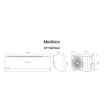 thumbnail of Aire Acondicionado INFINITON SPTSE09A2, 9000 BTU, Wifi, Bomba de Calor, A++, Blanco