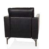 thumbnail of Loungestoel / eenzitsbank BAVERO PU zwart hjh OFFICE